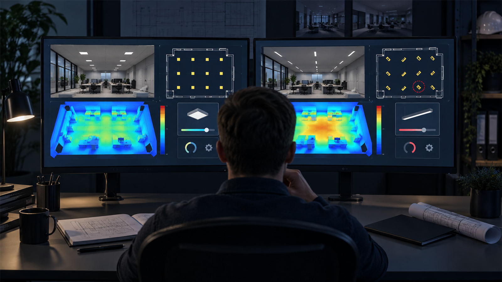 How can you compare two DIALux lighting calculation reports fairly? guide cover