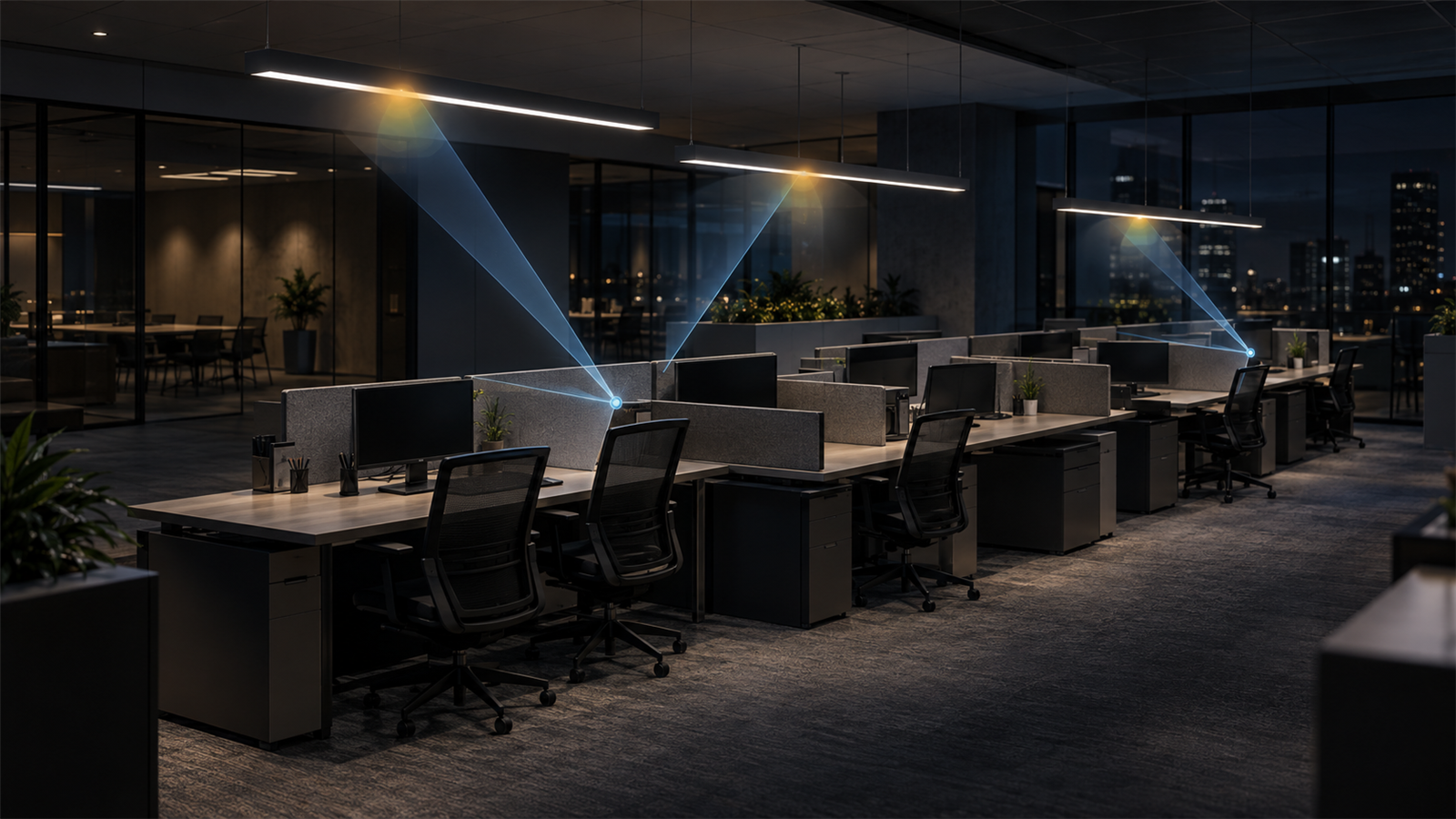 How should a DIALux office-lighting calculation check UGR from different viewing directions? guide cover