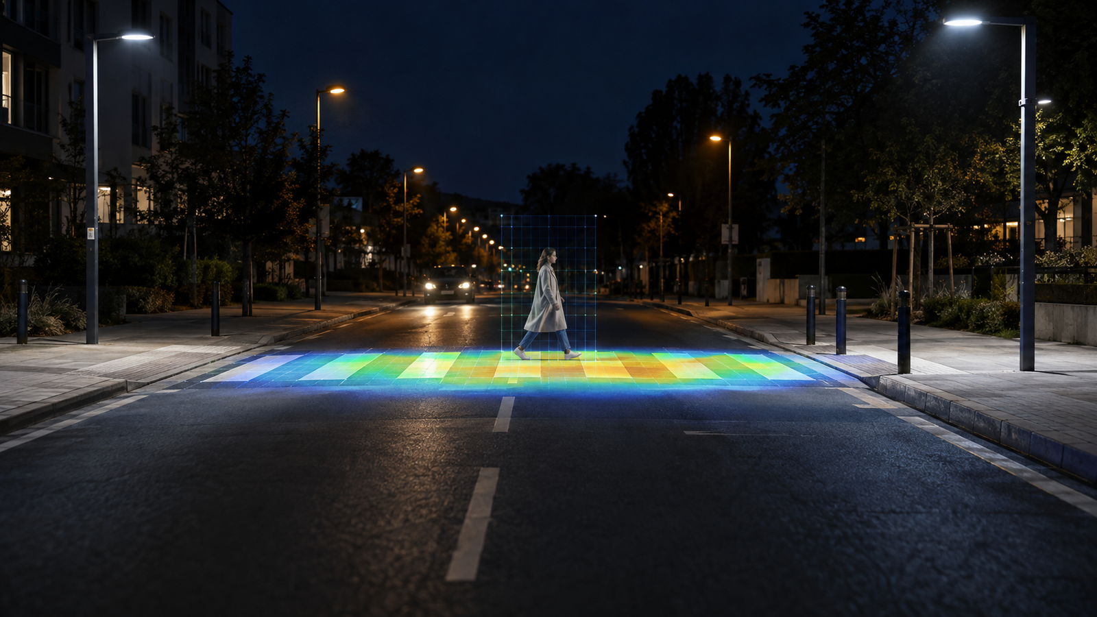 How should a DIALux street-lighting calculation check pedestrian crossings? guide cover