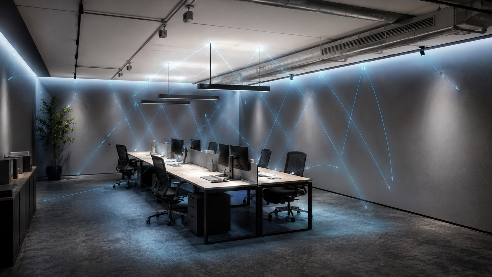 What reflectance values should a DIALux lighting calculation use for walls, ceilings and floors? guide cover